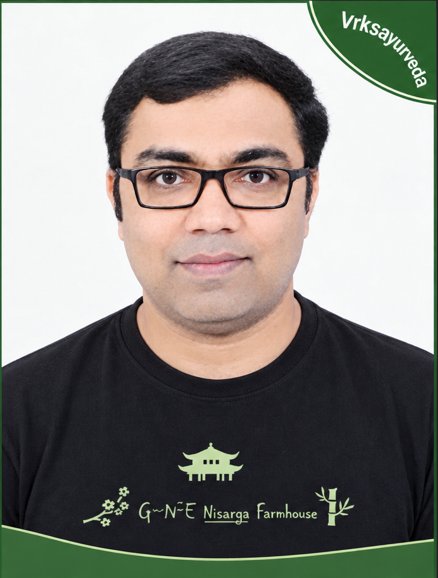 Kushal Chandra K, Founder of Vrksayurveda